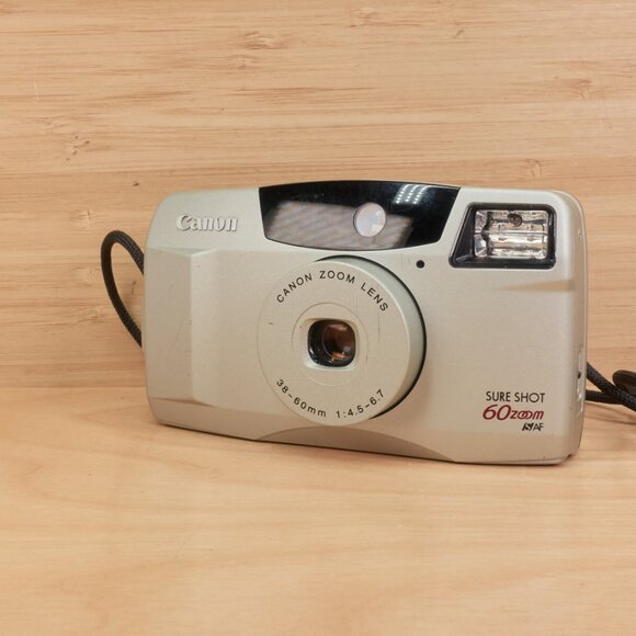Canon Sure Shot 60 Zoom / 35mm Point and Shoot Film Camera / Tested - Picture 2 of 8